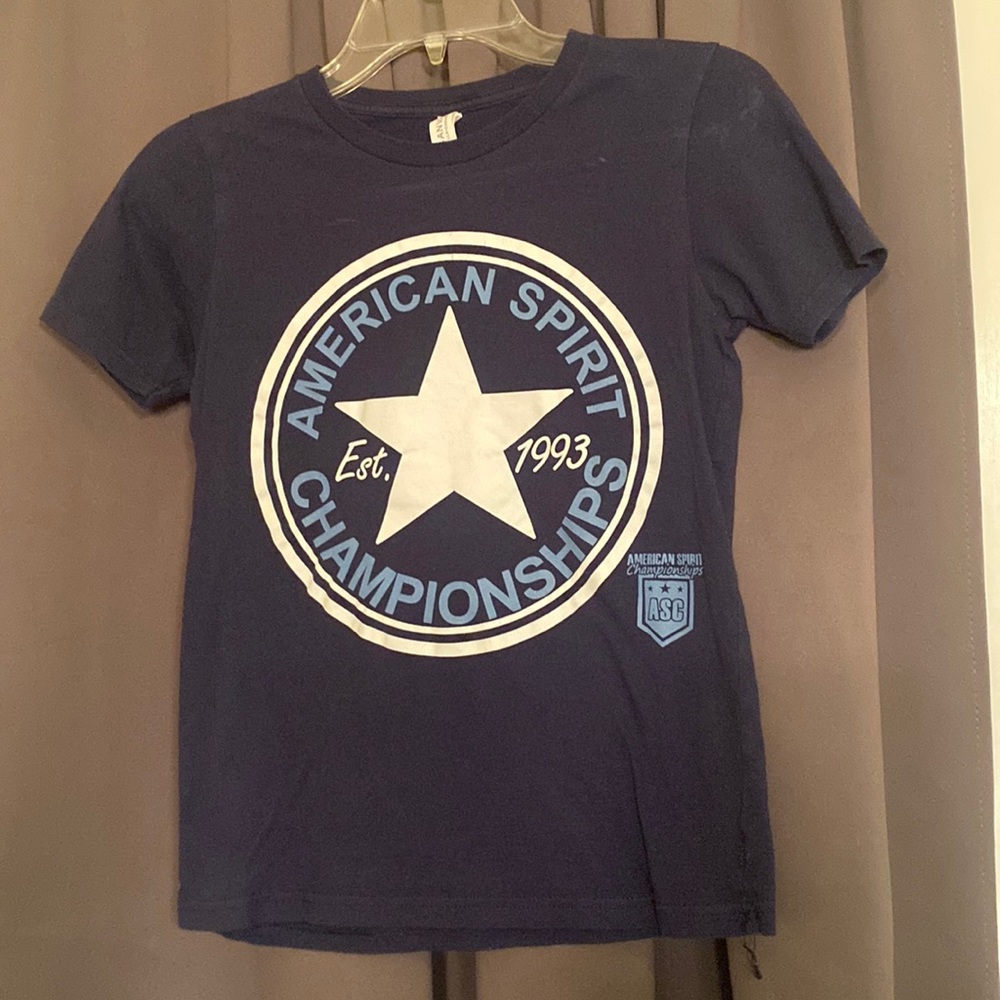 2019-2020 ASC American Spirit Championships cheer competition tee